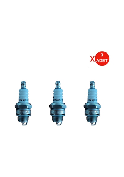 Energy L7tc 2 Zamanlı Motor Bujisi 3 Adet Paket Motorlu Testere, Tırpan, Jeneratör Uyumlu