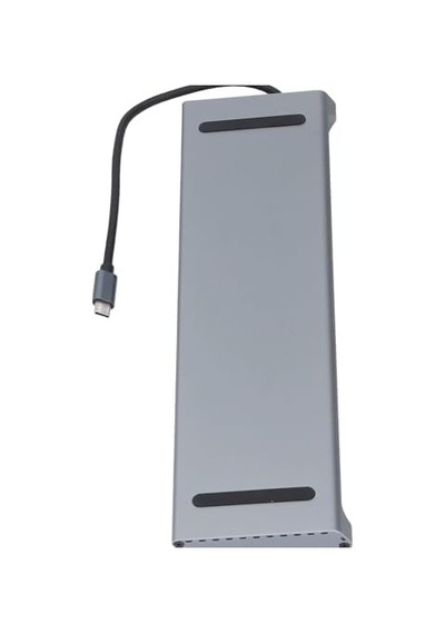Usb-c 12in1 Hub Çoklayıcı Adaptör Macbook İle Uyumlu Çift Hdmı Vga Rj45 Ethernet Usb 3.0 Sd Tf Kart Okuyucu Pd Şarj Dock Station 01