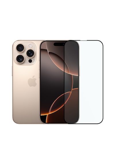 Safeus Tam Kaplayan Parmak İzi Bırakmayan Safir Ekran Koruyucu Cam , Apple Uyumlu iPhone 16 Pro Max İle
