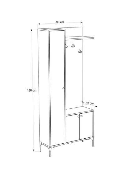 Liner Vestiyer Portmanto Ahşap Liner Vestiyer Portmanto Ahşap
