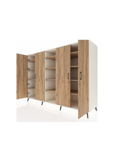 Kronos Dolap 12 Raflı 4 Kapaklı 220x59x163 Aytaşı-çam Aytaşı-çam Kronos Dolap 12 Raflı 4 Kapaklı 220x59x163 Aytaşı-çam Aytaşı-çam
