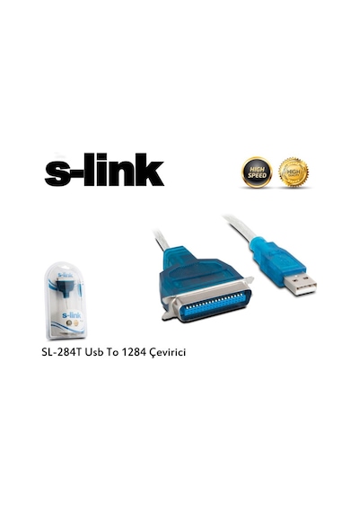 S-Link Sl-284T Usb To 1284 Çevirici (458885188)