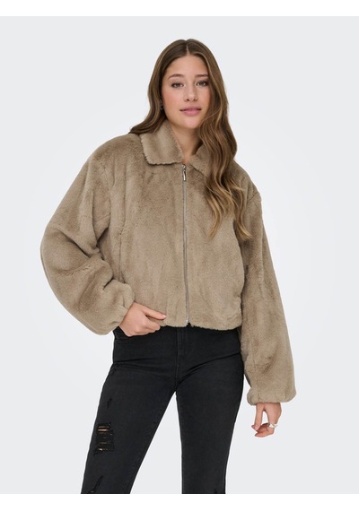 Only Onldana Faux Fur Bej Kadın Mont 15348987