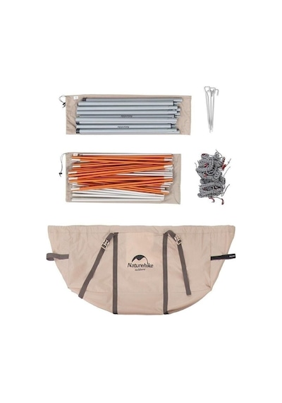 Naturehike Cloud Vessel Upf50+ Snow Skirt 4-6 Kişilik Tünel Çadır Çok Renkli