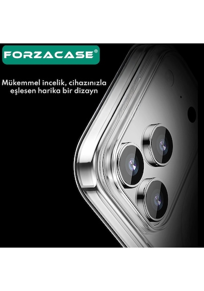 Forzacase Tecno Spark 40 Pro İle Uyumlu Clearmag Serisi Magsafe Özellikli Kristal Şeffaf Sert Kılıf
