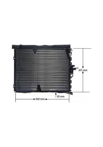 Mahle Ac133000s Klima Radyatörü Mercedes W124 S124 C124 A1248301070 -