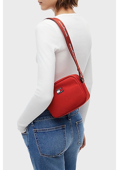 Tommy Jeans Logolu Ayarlanabilir Askılı Çanta Kadın Çanta Aw0aw18769 Xmp Kırmızı