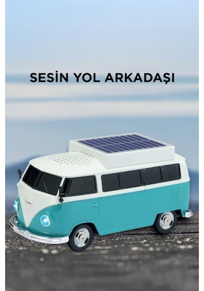 Torima D70 5 W Güçlü Ses Vosvos Tasarımlı Solar Şarjlı Bluetooth Hoparlör