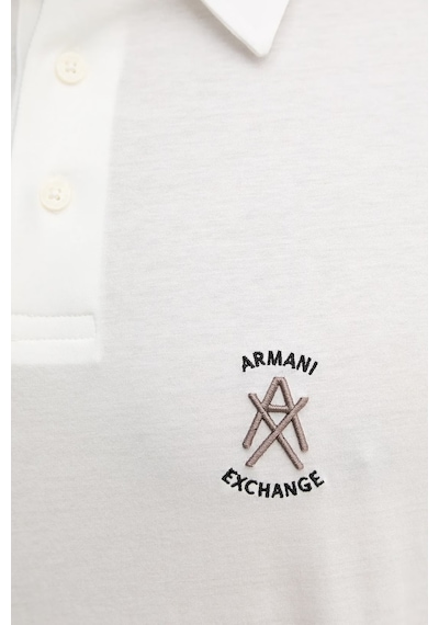Armani Exchange Erkek Polo Xm002209 Af10364 U0009 Beyaz Beyaz