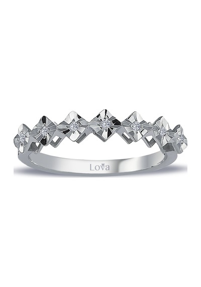 Lova 0,50 Karat Efektli Pırlanta Yeditaş Yüzük - 1070223