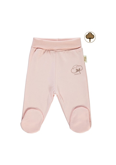 Civil Baby Bebek Organik Patikli Tek Alt 0-6 Ay Pembe