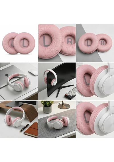 Lexroo Twistify Jbl Ile Uyumlu Kulaklık Pedi Süngeri -pembe- T500bt 510bt 520bt T560bt T600bt