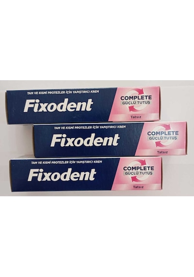 Complete Diş Protez Yapıştırıcı Aromasız 47g X3 Adet