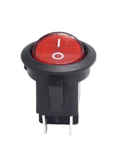 Ayt Ic-131-4 Yuvarlak Işıklı On Off Anahtar 4 Pin Aç Kapa Düğme Buton 23 Mm