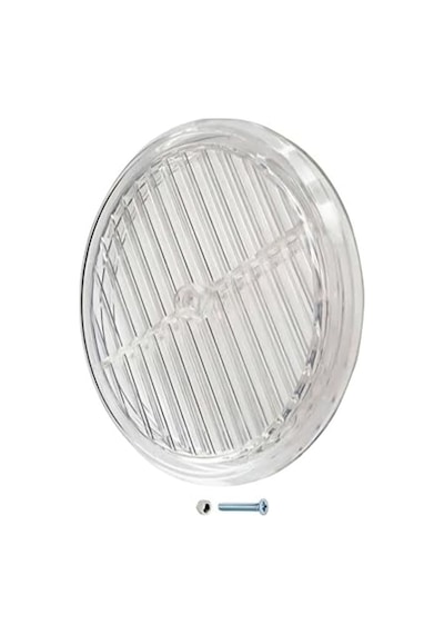Şeffaf Doğalgaz Menfezi, Sabit Kanatlı, 180 Mm