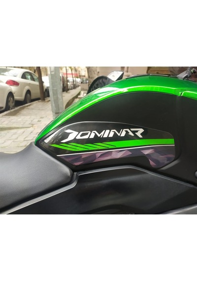 Bajaj Dominar 400 Kartal Desenli Yan Pad Koruma Sticker