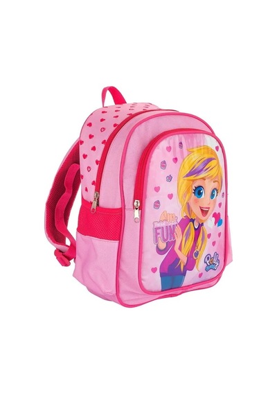 Pocket Kız Çocuk Sırt Çantası Pembe Çok Renkli