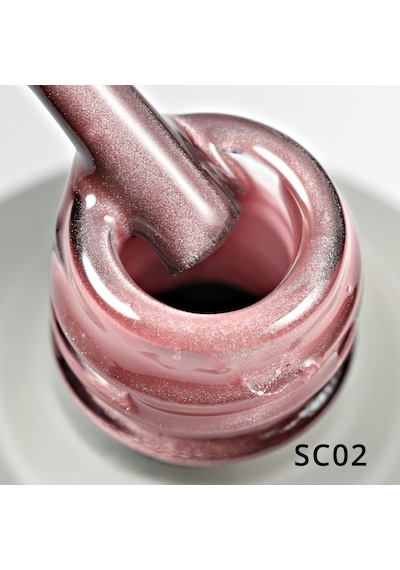 Momo Professional Korean Cat Eye Silky Cat Eye Kedi Gözü Oje Sc02 Pastel Rose 10 Ml
