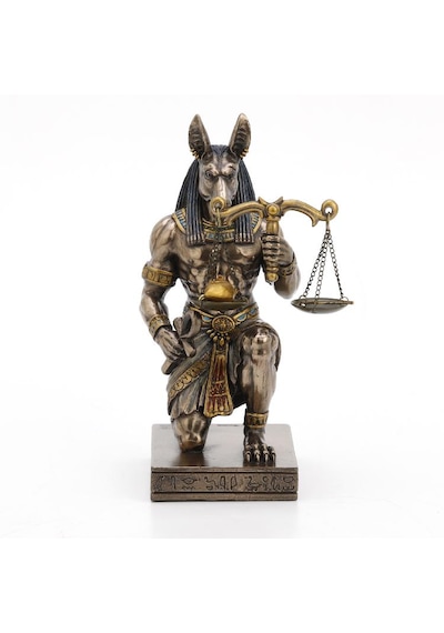 Veronese Mısır Koleksiyon Serisi Terazili Anubis Figür 11x19cm