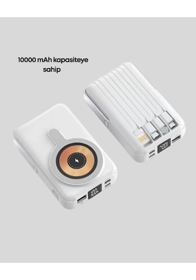 Hepsi Lcd Göstergeli Manyetik Powerbank Type C Usb Girişli Yeni Nesil Najmaddin Diğer
