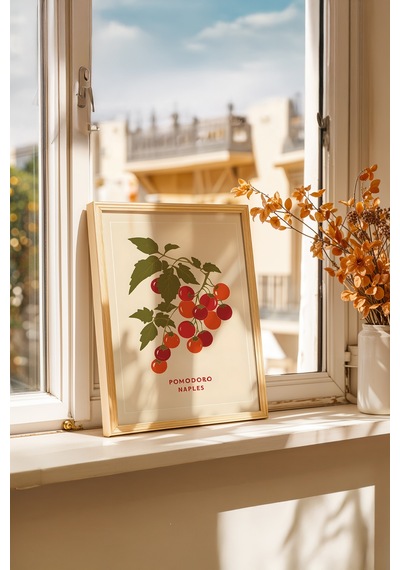 Modern Mutfak Estetiği Ahşap Çerçeveli Poster Tablo 53 Ahşap 01