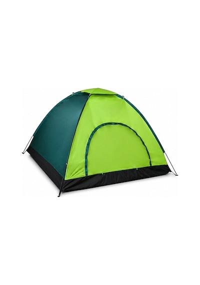 6 Kişilik Renkli Dayanıklı Kamp Çadırı 220x250x150 Yeşil