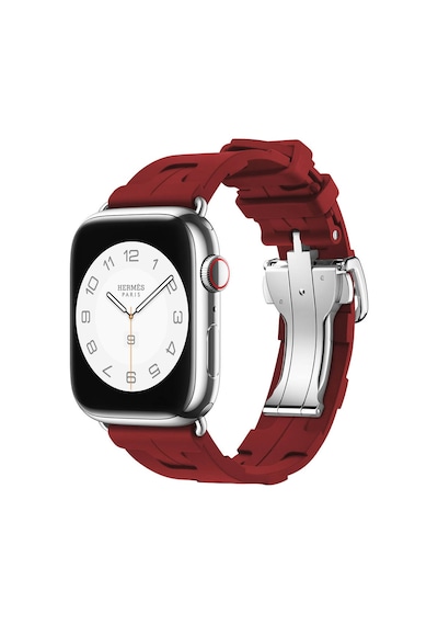 Zore Watch 38mm Spor Görünümlü Clo Krd-94 Silikon Kordon-koyu Kırmızı