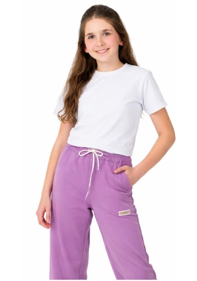 Irem Kız Çocuk Geniş Paça Model Beli Lastik İp Bağlamalı Armalı Cepli Mor Renk Eşofman Altı Mor Irem Kız Çocuk Geniş Paça Model Beli Lastik İp Bağlamalı Armalı Cepli Mor Renk Eşofman Altı Mor