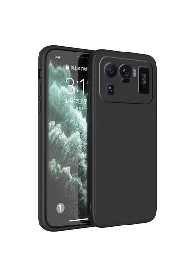 Xiaomi Mi 11 Ultra Kılıf Zore Premier Silikon Kapak Siyah
