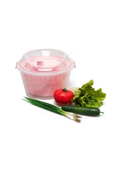 4.4 Litre Büyük Boy Vega Salata Kurutucusu - Sebze Kurutucu - Meyve Kurutucu - Süzgeç - Salata Kurutma Aleti - Pp+ Diğer