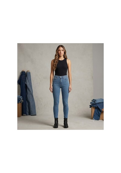 Levi's Tayt Esnekliğinde Mile High Super Skinny Kadın Jean Pantolon - 0223 Lacivert Levi's Tayt Esnekliğinde Mile High Super Skinny Kadın Jean Pantolon - 0223 Lacivert