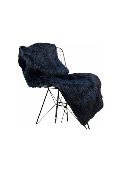 Tsc Lacivert Ithal , Uzun Tüylü Peluş Kumaş 50x150 Cm Tekstil, Ev Tekstili, Dekoratif Lacivert Lacivert