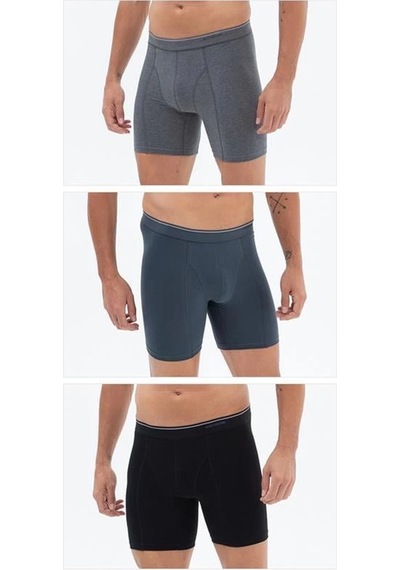 Blackspade 3lü Erkek Boxer 9683 Beyaz