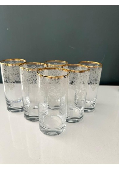 Decorıum Bardak Meşrubat Marbella Altın M00408-ks