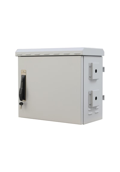 7U 19" 250Mm Outdoor Mobese Direk Tipi Rack Kabinet Çift Cidarlı