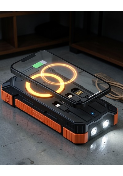 Solar Destekli 20000 Mah Kablosuz Şarjlı Powerbank Uczzsolar20000powerbank-5 Çok Renkli