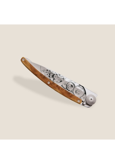 Deejo Kamp 37g, Juniper Wood / Watch Movement Kahverengi