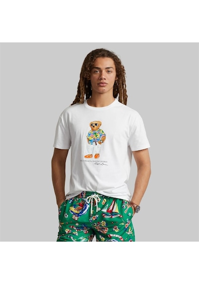 Polo Ralph Lauren Erkek T-shırt 710854497032 710854497032 Beyaz Beyaz