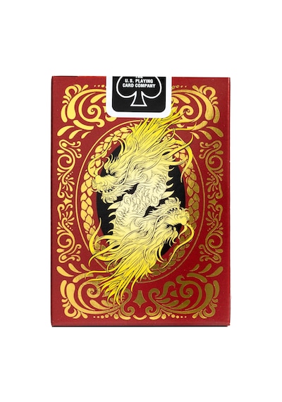 Bicycle Gold Dragon Red Oyun İskambil Kartı