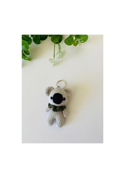 Adenya Sepeti Amigurumi Koala Anahtarlık Gri