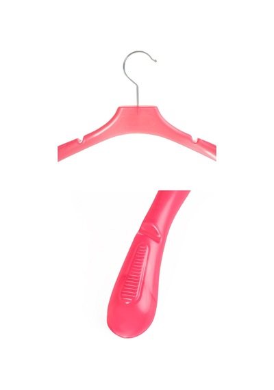 Çocuk Askısı Plastik Pembe 30 Cm Çocuk Elbise Kıyafet Askısı Diğer