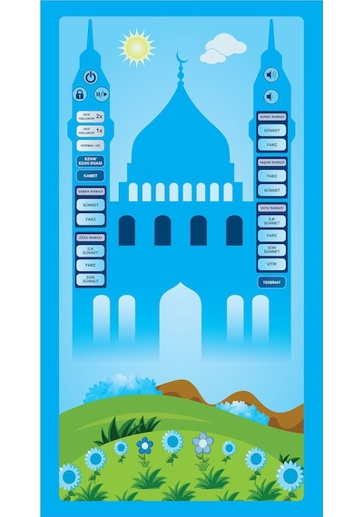 Benim Seccadem Çocuklar Için Sesli Konuşan Namaz Kıldıran Seccade (550807863)