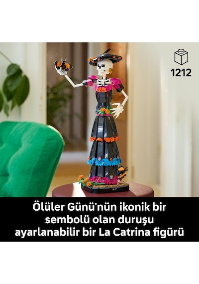 LEGO® Ideas La Catrina 21372 - Yetişkinler için Gerçekçi Detaylar İçeren Temalı Dekoratif Model Yapım Seti (1212 Parça)