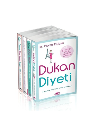 Dukan Diyeti Takım Set (4 Kitap)