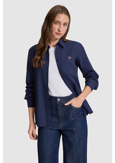 U.S. Polo Assn. U.s. Polo Assn. Kadın Lacivert Gömlek Basic 50320204-vr033