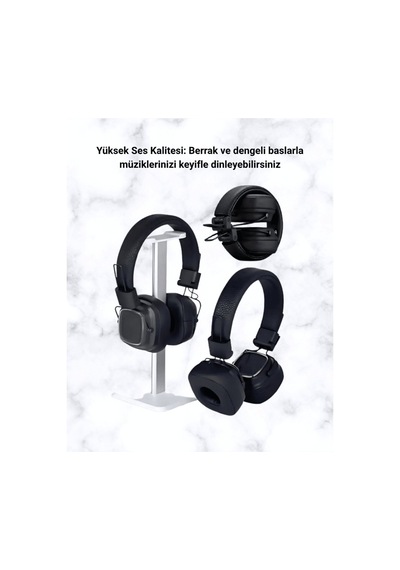 Renkli Işık Efektli Bluetooth 5.3 Müzik Kulaklığı Yeni Nesil - Hs08377040-2839 Renkli