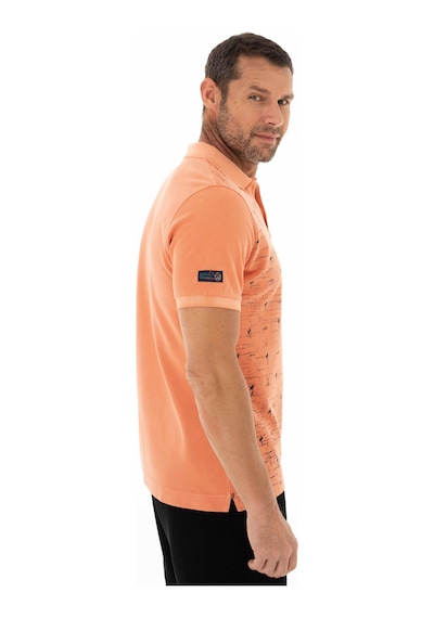 AR-MA Arma Erkek Regular Fit Parça Boyama Polo Yaka Tişört Y25374376101 Pembe