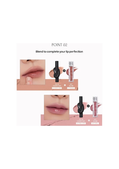 Renkli Dudak Bazı&tint Tie Up Cover Tint 03 Pink Step 03 Mixed Berries