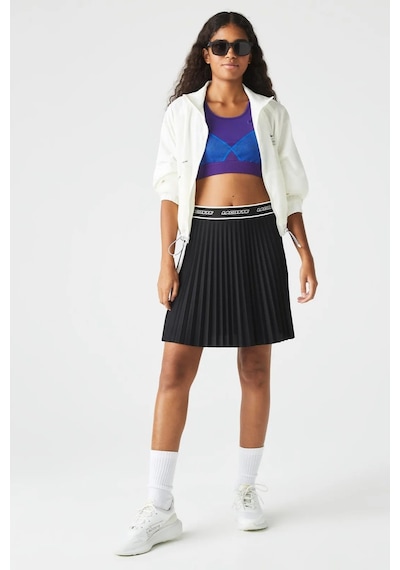 Lacoste Active Loose Fit Womens Skirt Bol Kesim Kadın Etek Siyah