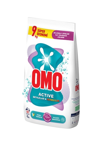 2 Adet Omo 9 Kg Toz Deterjanı Renkli Ve Beyaz Diğer